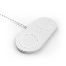 „Belkin“ dvigubi belaidžiai įkrovimo kilimėliai, 10 W, balti