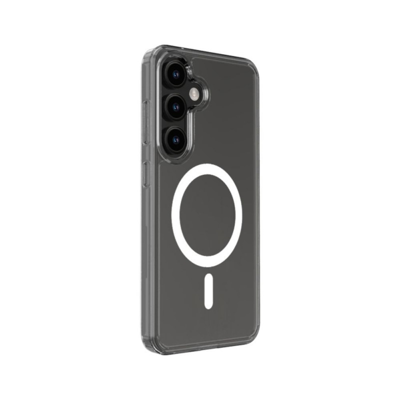 „Evelatus“ „Samsung Galaxy S25 Plus“ skaidrus dėklas su magnetiniu permatomu dangteliu