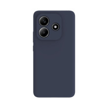 Evelatus Xiaomi Redmi Note 14 Premium Magnetic Soft Touch Silicone Case Dark Blue