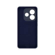 Evelatus Xiaomi Redmi Note 14 Premium Magnetic Soft Touch Silicone Case Dark Blue