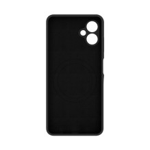 „Evelatus“ „Samsung Galaxy A06 5G“ aukščiausios kokybės magnetinis, minkštas silikoninis dėklas, juodas