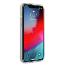„Guess“ iPhone 12 / 12 Pro kompiuterio / TPU džinsinio trikampio formos dėklas, šviesiai mėlynas