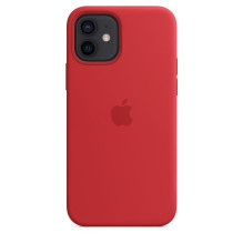 Apple Silicone Case with MagSafe for iPhone 12 mini Red