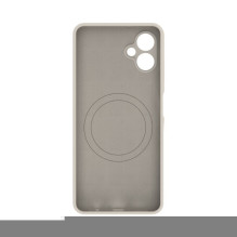 Evelatus Samsung Galaxy A06 5G Premium Magnetic Soft Touch Silicone Case Pebble