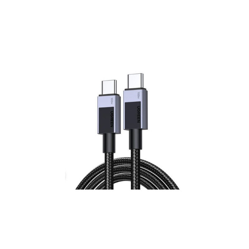 Ugreen Type C 2.0 Male To Type C 2.0 Male 5A Data Cable 1M (45063) Black