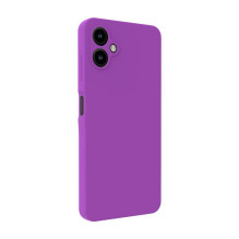„Evelatus“ „Samsung Galaxy A06 5G“ aukščiausios kokybės magnetinis minkštas silikoninis dėklas, vynuogių spalvos