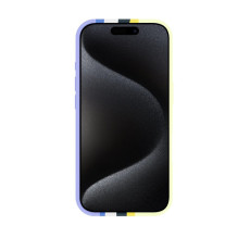„Evelatus Apple iPhone 16 Pro Max“ daugiaspalvis silikoninis dėklas su „MagSafe Ceramic“ danga, baltos spalvos