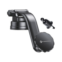 „Forcell“ magnetinis automobilio telefono laikiklis „Forcell F-Grip MagLuxe“ priekinis stiklas / prietaisų skydelis / or