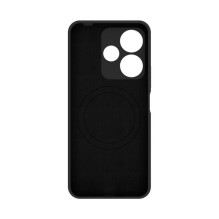 „Evelatus Xiaomi Redmi 13 4G“ aukščiausios kokybės magnetinis, minkštas silikoninis dėklas, juodas