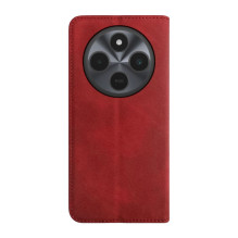 Evelatus Xiaomi Redmi 14C 4G / 14C 5G / Redmi A4 / POCO C75 PU odinis dėklas, raudonas