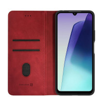 Evelatus Xiaomi Redmi 14C 4G / 14C 5G / Redmi A4 / POCO C75 PU Leather Book Case Red