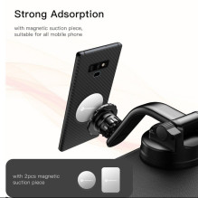 Forcell Magnetic car phone holder Forcell F-Grip MagLuxe windshield / dashboard / air vent black