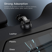 Forcell Magnetic car phone holder Forcell F-Grip MagLuxe windshield / dashboard / air vent black