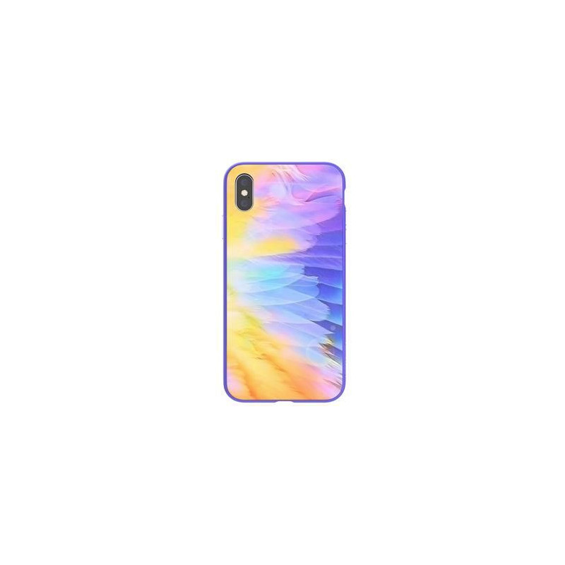 Nillkin Apple iPhone XR Ombre kietas dėklas, violetinis