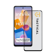 Taktinis - Taktinis stiklinis skydas 5D, skirtas „Infinix Hot 40i“, juodas