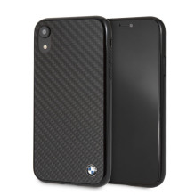 BMW Apple iPhone XR Signature Hard Case Real Carbon Black BMW Apple iPhone XR Signature Hard Case Real Carbon Black