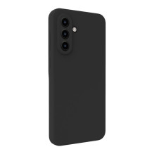 „Evelatus“ „Samsung Galaxy A36 Premium“ magnetinis, minkštas silikoninis dėklas, juodas