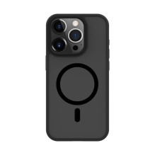 „Connect“ „Apple iPhone 15 Pro Max“ hibridinis dėklas su magnetiniu PC+TPU, juodos spalvos „Connect“ „Apple iPhone 15 Pro Max“ hibridinis dėklas su magnetiniu PC+TPU, juodos spalvos