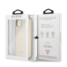 Guess Apple iPhone 11 Pro Max Iridescent PU Hard Case Gold Guess Apple iPhone 11 Pro Max Iridescent PU Hard Case Gold