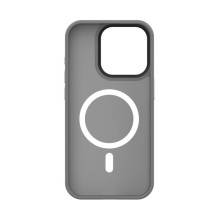 Connect Apple iPhone 15 Pro Max Hybrid Case With Magnetic PC+TPU Silver