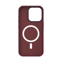 Connect Apple iPhone 15 Pro Max Hybrid Case With Magnetic PC+TPU Plum Connect Apple iPhone 15 Pro Max Hybrid Case With Magnetic PC+TPU Plum
