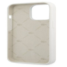 Lacoste Apple iPhone 13 Pro Liquid Silicone Allover Pattern Case White