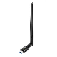Cudy WU1400 AirMax AC1300 Dual Band WiFi USB Adapter USB 3.0 Detachable Antenna High Gain Black