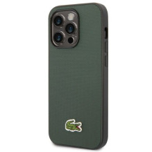 Lacoste Apple iPhone 14 Pro Iconic Petit Pique Logo Case Dark Green
