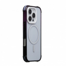 „Evelatus Apple iPhone 16 Pro Defender“ gradiento spalvos „MagSafe“ juodas violetinis