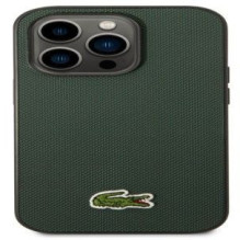 Lacoste Apple iPhone 14 Pro Iconic Petit Pique Logo Case Dark Green