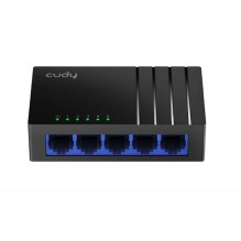 Cudy GS105D NetSwitch 5-Port Gigabit Switch IGMP Snooping QoS Loop Prevention Plastic Case Black Cudy GS105D NetSwitch 5-Port Gigabit Switch IGMP Snooping QoS Loop Prevention Plastic Case Black