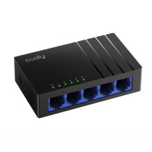 Cudy GS105D NetSwitch 5-Port Gigabit Switch IGMP Snooping QoS Loop Prevention Plastic Case Black Cudy GS105D NetSwitch 5-Port Gigabit Switch IGMP Snooping QoS Loop Prevention Plastic Case Black