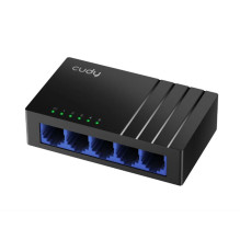Cudy GS105D NetSwitch 5-Port Gigabit Switch IGMP Snooping QoS Loop Prevention Plastic Case Black Cudy GS105D NetSwitch 5-Port Gigabit Switch IGMP Snooping QoS Loop Prevention Plastic Case Black
