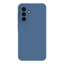 „Connect“ Samsung Galaxy A35 5G aukščiausios kokybės minkštas silikoninis dėklas, vidurnakčio mėlynas