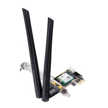 „Cudy WE3000 AirMax AX3000 WiFi 6 Bluetooth 5.0 PCIe“ adapteris „Intel AX200 Dual Band“ 2 antenos, juodas „Cudy WE3000 AirMax AX3000 WiFi 6 Bluetooth 5.0 PCIe“ adapteris „Intel AX200 Dual Band“ 2 antenos, juodas