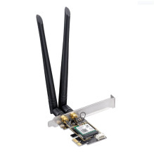 Cudy WE3000 AirMax AX3000 WiFi 6 Bluetooth 5.0 PCIe Adapter Intel AX200 Dual Band 2 Antennas Black Cudy WE3000 AirMax AX3000 WiFi 6 Bluetooth 5.0 PCIe Adapter Intel AX200 Dual Band 2 Antennas Black