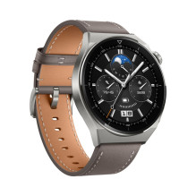 Huawei Watch GT 3 Pro 46mm Leather Strap Gray