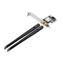 „Cudy WE3000 AirMax AX3000 WiFi 6 Bluetooth 5.0 PCIe“ adapteris „Intel AX200 Dual Band“ 2 antenos, juodas „Cudy WE3000 AirMax AX3000 WiFi 6 Bluetooth 5.0 PCIe“ adapteris „Intel AX200 Dual Band“ 2 antenos, juodas