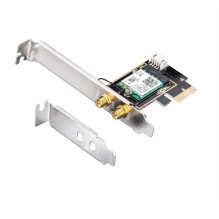Cudy WE3000 AirMax AX3000 WiFi 6 Bluetooth 5.0 PCIe Adapter Intel AX200 Dual Band 2 Antennas Black Cudy WE3000 AirMax AX3000 WiFi 6 Bluetooth 5.0 PCIe Adapter Intel AX200 Dual Band 2 Antennas Black