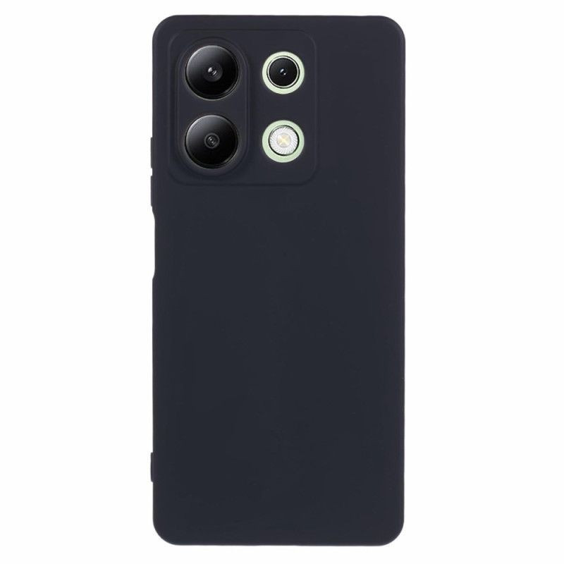 „Xiaomi Redmi Note 13 5G“ aukščiausios kokybės minkšto lietimo silikoninis dėklas, juodas