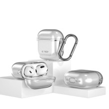 „Tech-Protect“ „Apple AIRPODS 4 ASH FLEXAIR“ dėklas, pilkas „Tech-Protect“ „Apple AIRPODS 4 ASH FLEXAIR“ dėklas, pilkas
