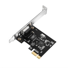 Cudy PE10 NetPro Gigabit Ethernet PCIe Adapter Realtek Chipset Auto MDI MDIX Black