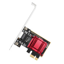 Cudy PE25 NetPro 2.5G Ethernet PCIe Adapter Realtek Chipset VLAN Jumbo Frame Flow Control Black Cudy PE25 NetPro 2.5G Ethernet PCIe Adapter Realtek Chipset VLAN Jumbo Frame Flow Control Black