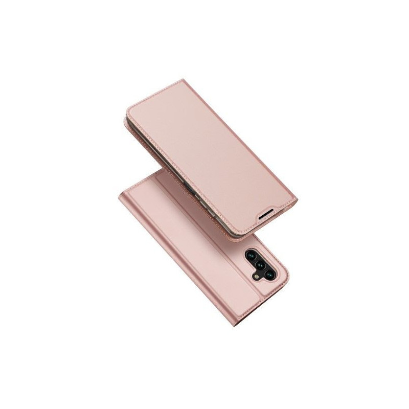 „Dux Ducis Samsung Galaxy A13 5G Skin Pro“ knygų lentynėlė, rožinė