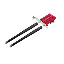 Cudy WE9300 UltraConnect BE9300 WiFi 7 Bluetooth 5.4 PCIe Adapter Intel BE200 Tri Band Heatsink Antennas Black