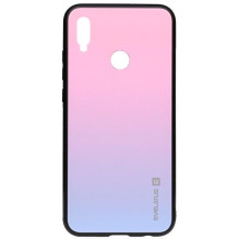 Evelatus Huawei Y6 2019 Gradient Glass Case 2 Bubble Gum