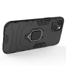 Hurtel - Ring Armor case for iPhone 14 Plus armored cover magnetic holder ring black Hurtel - Ring Armor case for iPhone 14 Plus armored cover magnetic holder ring black