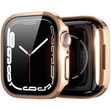 „Dux Ducis Hamo“ „Apple Watch Series 7 / 8 / 9“ dėklas (PC), 45 mm, rožinio aukso spalvos „Dux Ducis Hamo“ „Apple Watch Series 7 / 8 / 9“ dėklas (PC), 45 mm, rožinio aukso spalvos