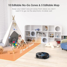 Lubluelu SL60 Plus valymo robotas, juodas