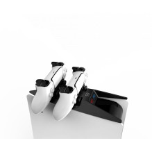 „iLike P-5“ dvigubo ir greito valdiklio įkrovimo stotelė, skirta „Sony PlayStation 5“, PS5, juoda „iLike P-5“ dvigubo ir greito valdiklio įkrovimo stotelė, skirta „Sony PlayStation 5“, PS5, juoda